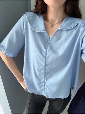 Peter Pan collar Top